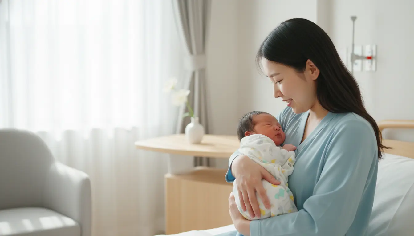 「血液」は使いません。赤ちゃんへの痛みはゼロ