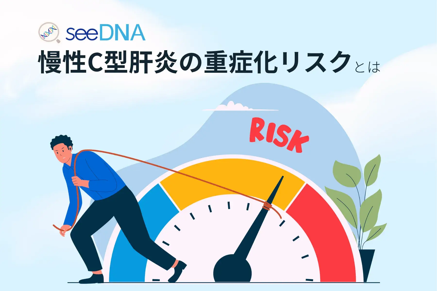 慢性C型肝炎の重症化リスクのイメージ画像