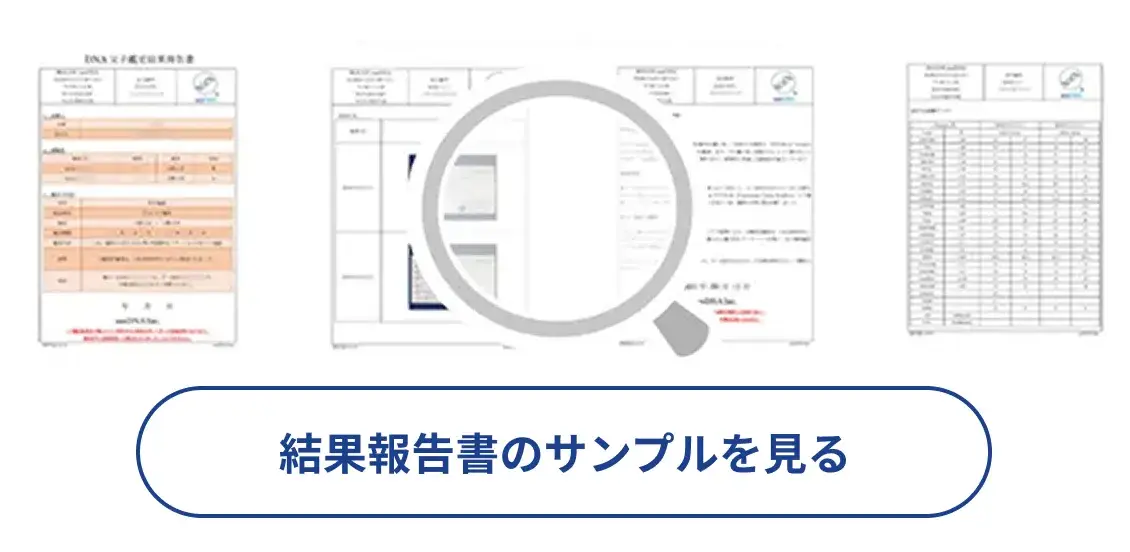 DNA鑑定の結果報告書
