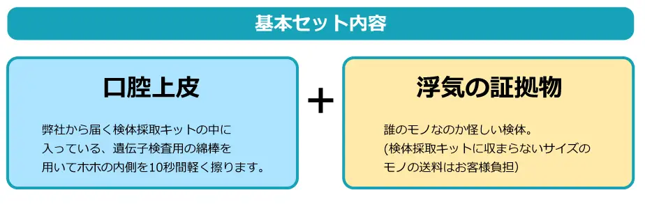 Contents of the DNA Test & Cheating Test Set