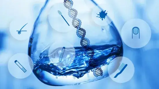 Samples other than cotton swabs for DNA testing