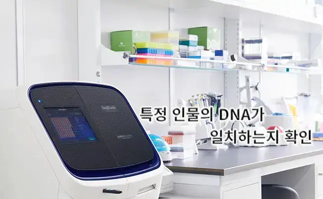 법 과학 DNA 검사(동일인 검사) 법 과학 DNA 검사(동일인 검사)
