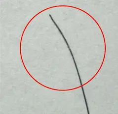 모근이 붙어 있지 않기 때문에 불가