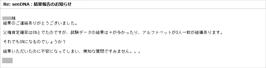 お客様からのメール