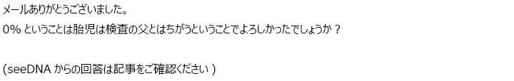 お客様からのメール