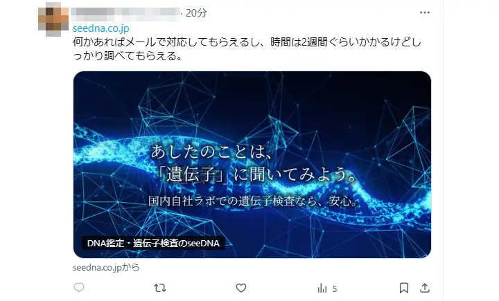 お客様からのメール