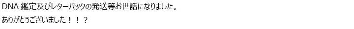 お客様からのメール
