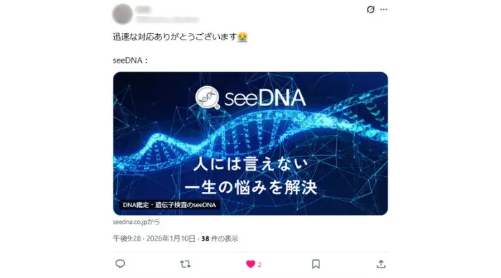お客様からのメール